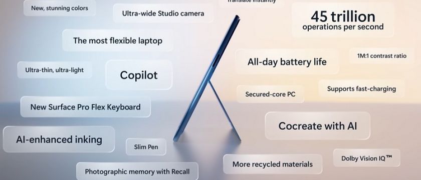 Microsoft Surface Pro 11 Copilot AI 筆電登場：ARM CPU、OLED 屏幕、分拆式鍵盤