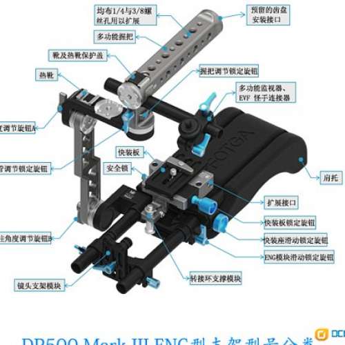 500III rig follow focus (fit to A7S A7S2 A7R3 5D