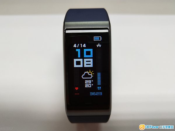 98% 新 Amazfit cor 米動手環 華米運動手環 鸚鵡藍色 (可出繁中訊息)
