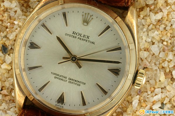 中古rolex 9k solid gold 机械自动腕表