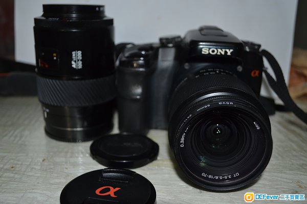 sony第一部单反 a100 kit set 18-70/3.5-5.6 minolta af 100-200/4.