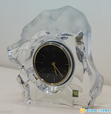 hoya museum crystal clock 保谷水晶座枱石英钟