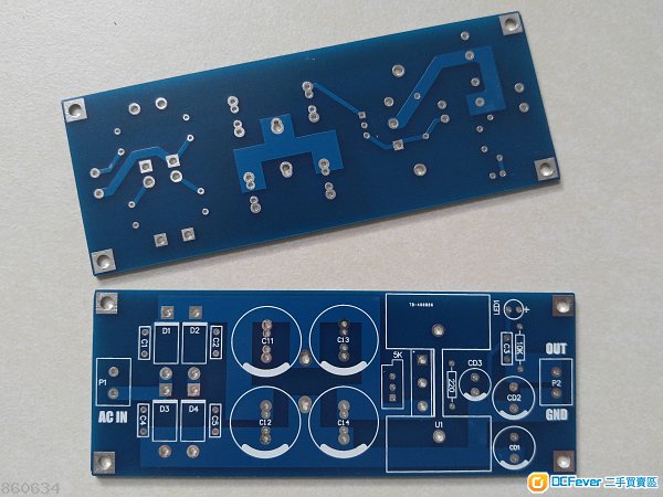 精品dc线性稳压电源板(稳压管可用lt1083 / lt1084)