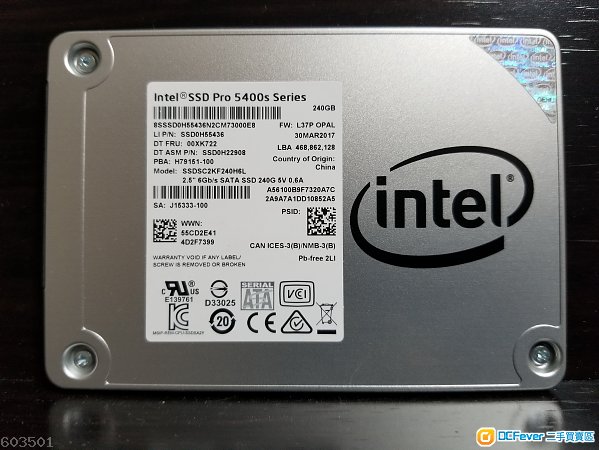 intel ssd pro 5400s series 240g sata