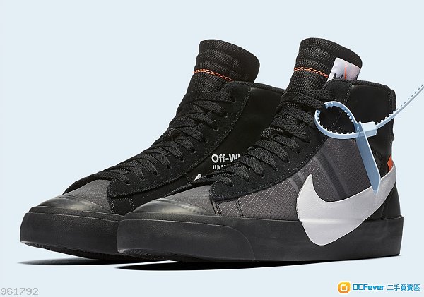 放nike off white blazer black us 8.