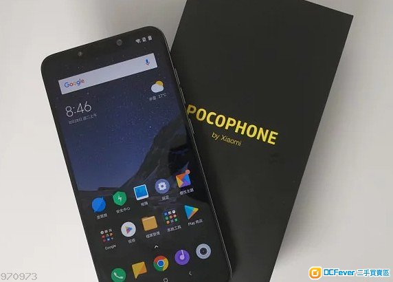 99%新行货黑色小米pocophone f1(845 6g 128g)有单有盒,保到2019年10