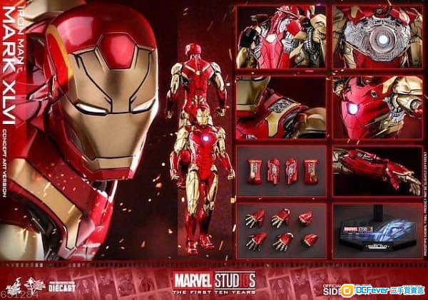 hot toys ironman mark xlvi mark 46 concept 概念版 限定hottoys