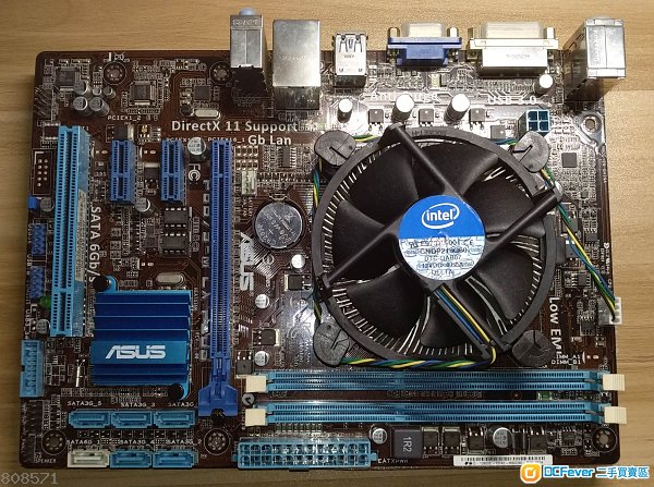 二手intel g1610t   asus p8b75-m lx plus 主机板 lga1155