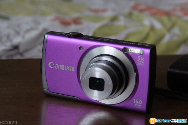 九成几新紫红色 canon powershot a3500 is