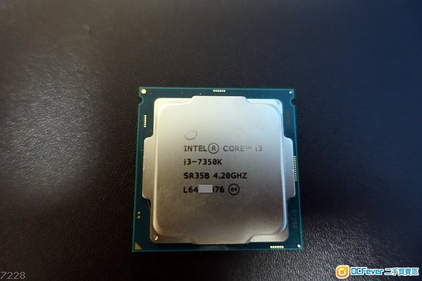 intel 7代 core i3-7350k 4.20 ghz 冇锁频