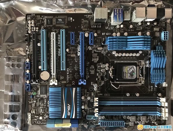 asus p8p67 pro 高端 socket 1155 底板 支援所有 1155 cpu