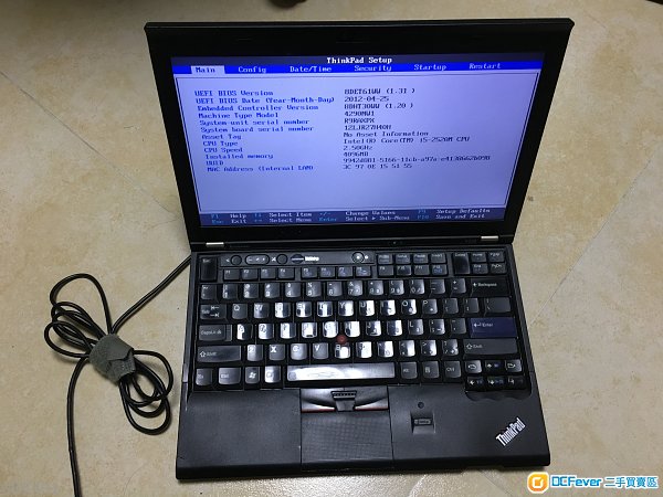 lenovo x220 intel core i5 2520m cpu 细机仔