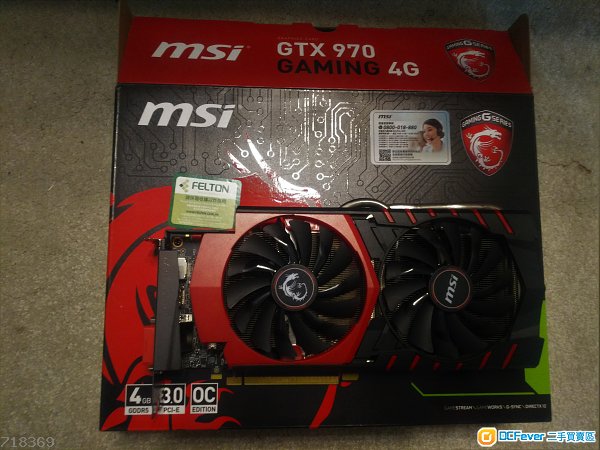 [行货有单有保]msi gtx 970 gaming