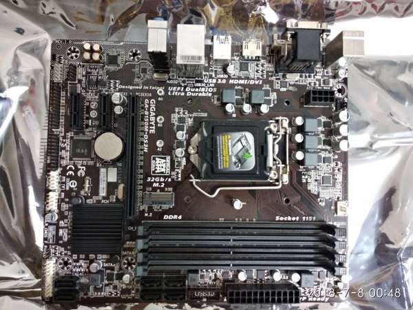 二手gigabyte b150m-ds3h b150 ddr4 usb3 lga1151 matx mb