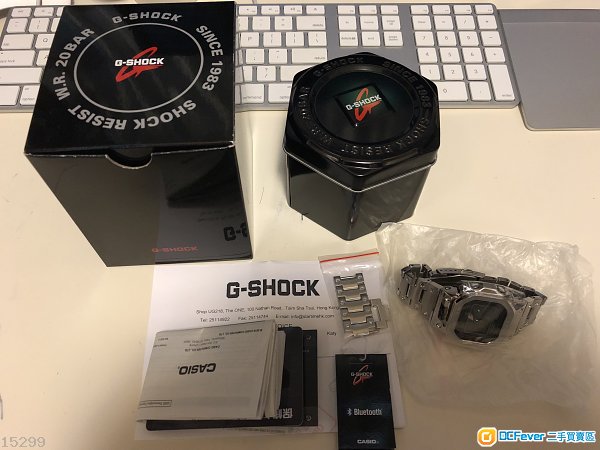 casio g-shock gmwb5000d-1d 全钢行货