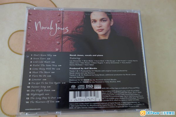 norah jones sacd