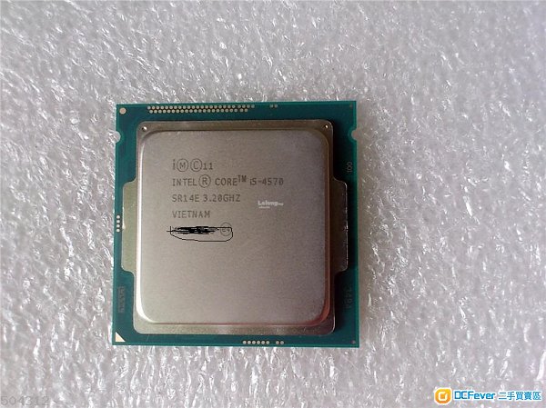 intel i5-4570 2nd hand cpu without fan