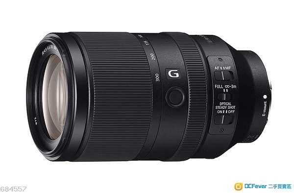 99%新 sony sel70300g (fe 70-300mm f4.5-5.6 g oss)