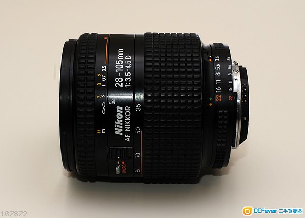 nikon af 28-105mm f/3.5-4.5 d