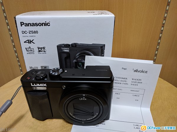 99%新 panasonic zs80/tz95 行货