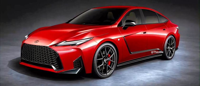 Lexus 全新 ES 大突破！激進斜背設計，F Sport 預想圖更添跑味！
