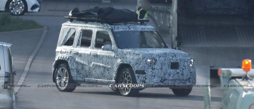 Benz Baby-G 偽裝車首度曝光！繼承 G-Class 硬朗基因