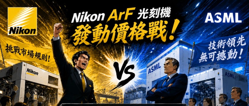 不只無反相機打得火熱！Nikon 向 ASML 發動光刻機價格戰？