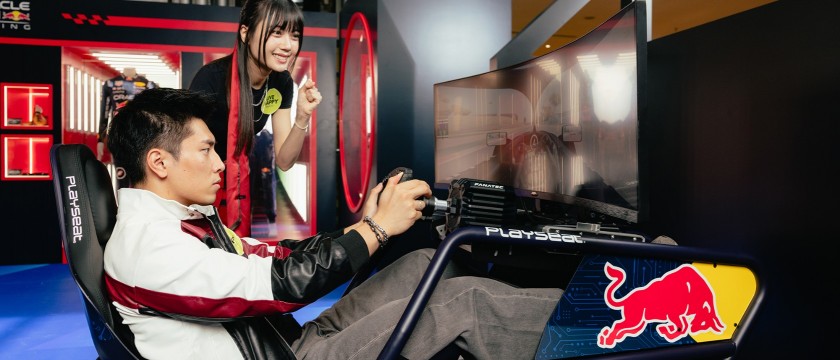 太古城中心首辦《RACE TO GLORY》F1 賽車體驗，設 3 米巨幕直播及模擬器考驗