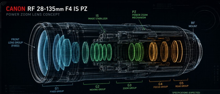 傳 Canon 研非 L 級電動變焦鏡？RF 28-135mm F4 主打親民市場！