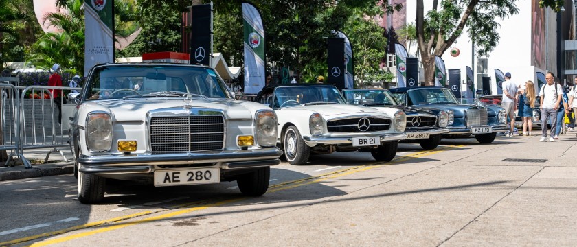 遮打道經典車展 2026 平治古今名作列陣！Maybach SL 680 首度在港亮相