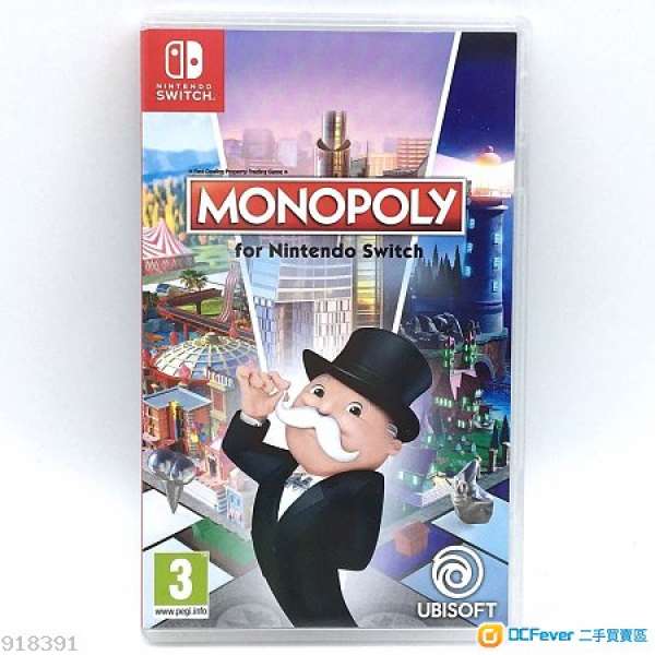 中古 原裝歐版nintendo Switch Ns Game Monopoly 大富翁策略模擬遊戲 Dcfever Com