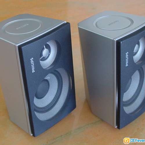 philips bass reflex speaker system 低音反射型音箱喇叭箱一对 九成