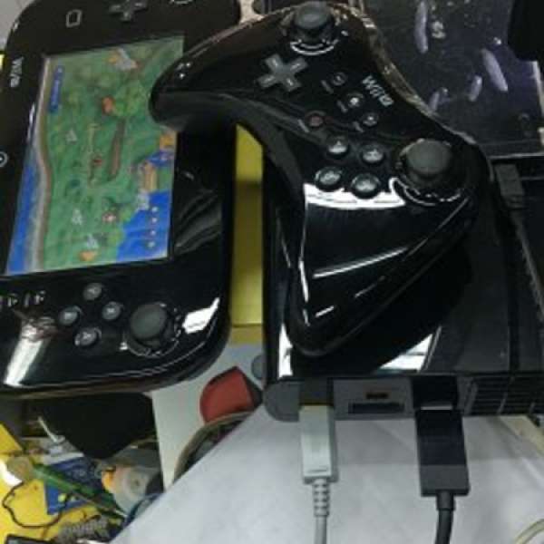 Wii U 黑色已改机包250g Hdd Dcfever Com