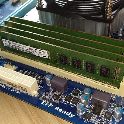 二手 新净 intel g2030t cpu   gigabyte b75-d3v 主板   8gb ram 电