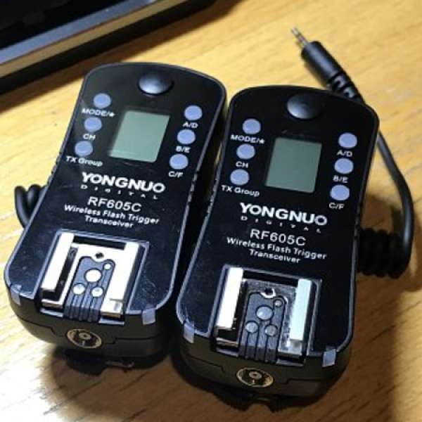 永诺canon 闪灯引闪器 rf-605c 可遥控快门