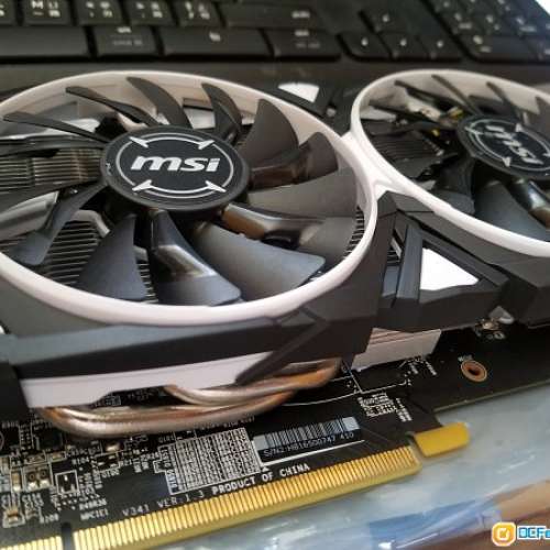 msi radeon rx580 armor 4g gddr5 oc display card 电脑pc显示卡