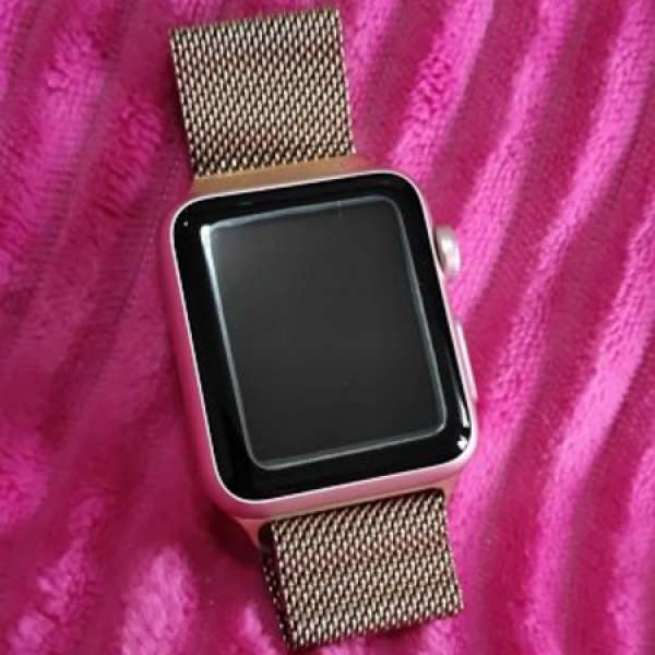 iwatch 38mm 玫瑰金色