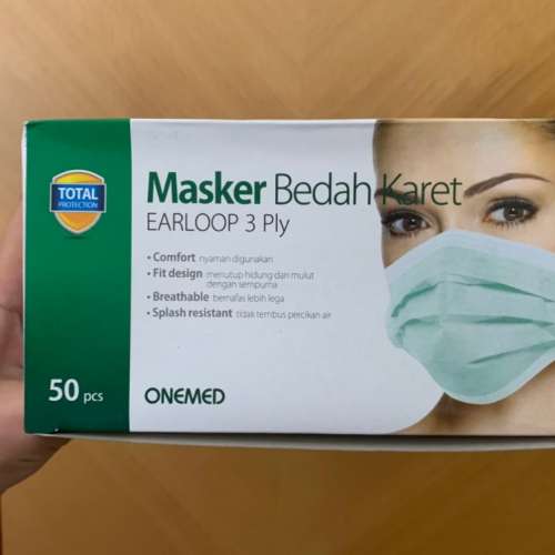 onemed masker  bedah  karet   DCFever com