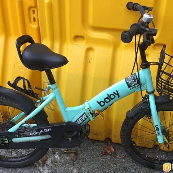 二手 卡特龙 18吋 儿童自行车 小童 中童 折叠单车 (宝林交收) hk$