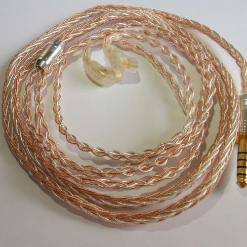 特价新品7n单晶铜镀银耳机线升级线 2.5mm 3.5mm 4.