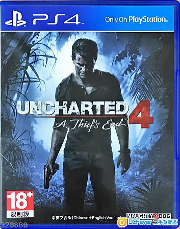 PS4 UNCHARTED 4 中英文合版 $250