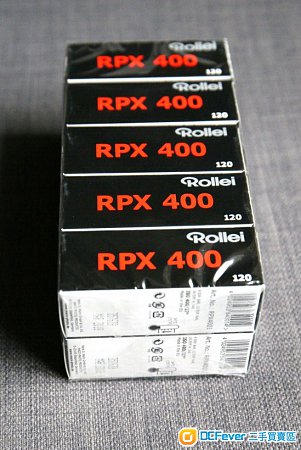 Rollei RPX400 120黑白菲林, Just expired