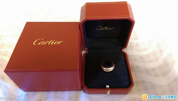 Trinity de Cartier 戒指 - 中型款