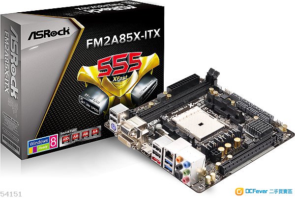 Asrock FM2A85X ITX+ AMD A8 5600K + DDR3 4GB