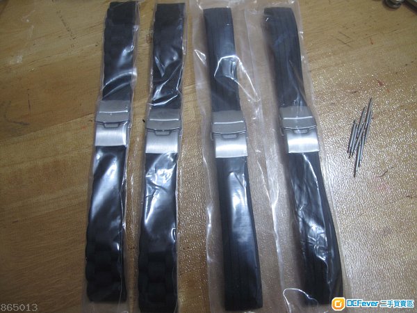 全新優質18mm 膠表帶 For各類手表用 For ORIS SEIKO ROLEX.............