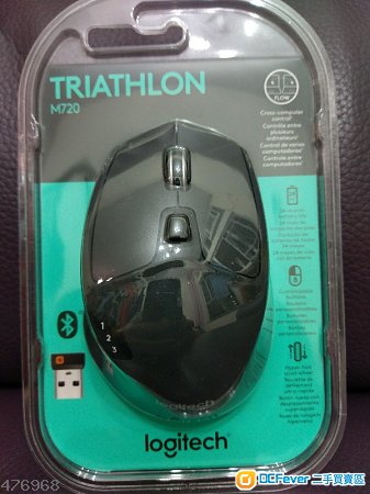 全新未開封 Logitech M720 藍牙及unifying兩用無線滑鼠