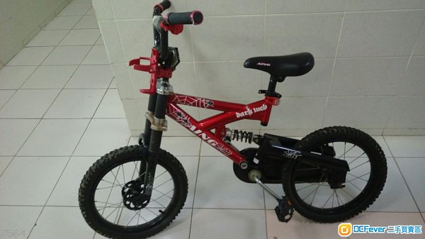 14" 吋紅色單車八成新左右
