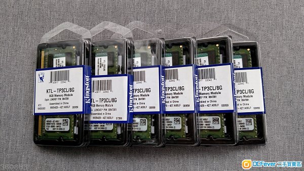 全新 未開盒 Kingston DDR3 8GB 1600MHz SODIMM Notebook Ram