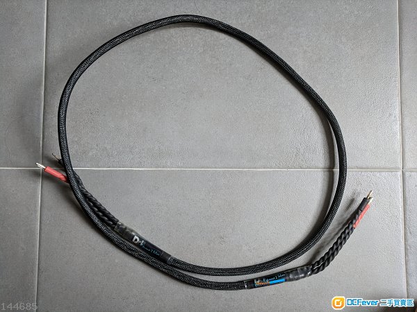 90%新DDL Dynamic Design Lab Reference 2 Silver Ultimate 5N銀/6N銅 中置喇叭線