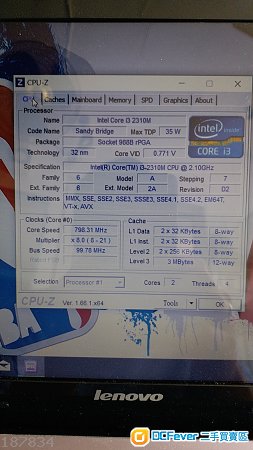出售 intel i3-2310m notebook cpu - DCFever.c